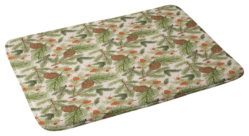 Dash And Ash Cabin In The Woods Memory Foam Bath Mat 24x36"