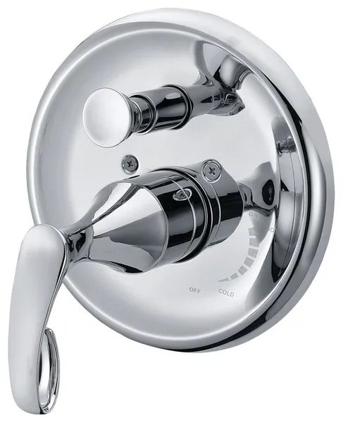 Dawn Pressure Balancing Diverter Valve Trim, Chrome