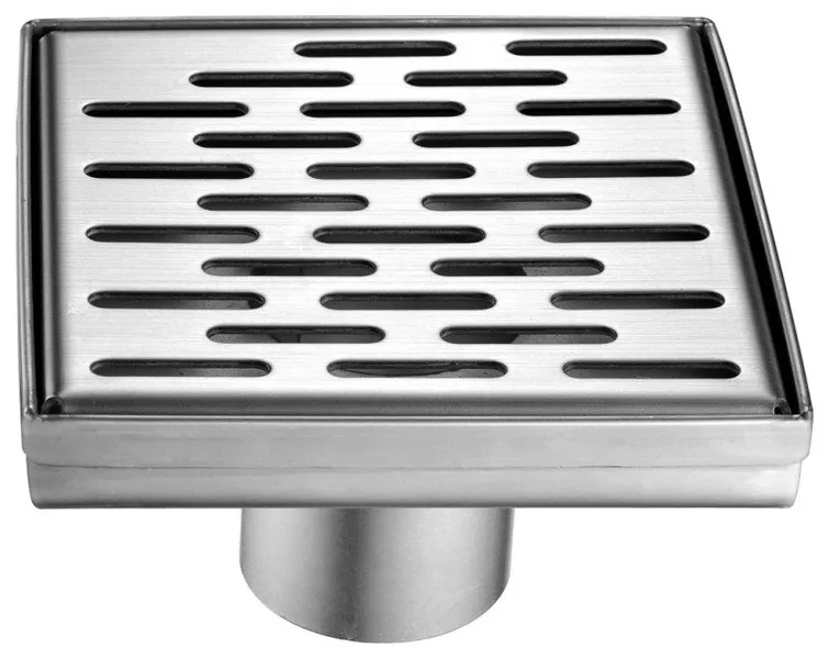 Dawn® LYE050504 Yangtze River Series Square Shower Drain 5"L In Polished Satin