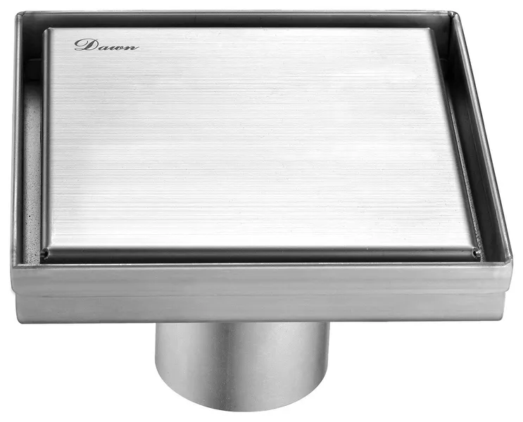 Dawn Volga River Series, Square Shower Drain, 5"