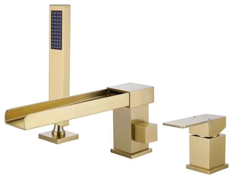 Deck Mount Roman Tub Faucet With Handheld Shower Cupc Certification Valve