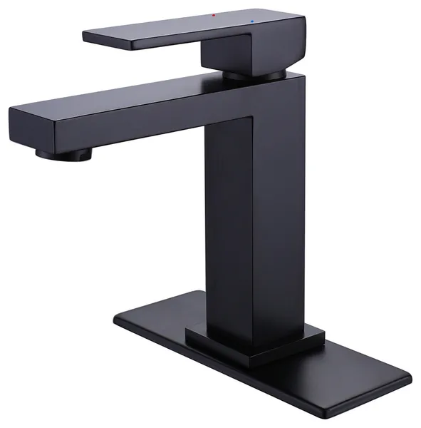 Deck Mounted Single Hole Bathroom Faucet With 6-inch Deck Plate