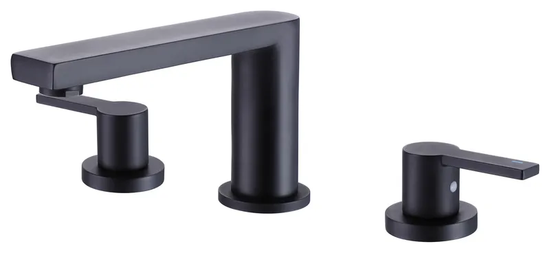Deck Mounted Two-Handle Widespread Bathroom Faucet