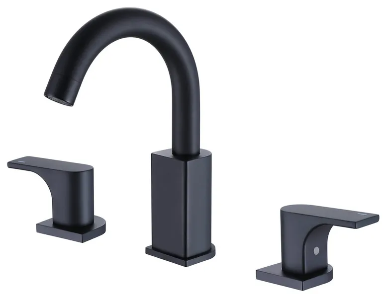 Deck Mounted Two-Handle Widespread Bathroom Faucet