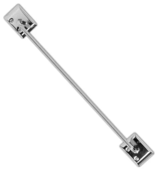 Decko 38120 Diamond Design Steel Towel Bar with Mounting Hardware, 12", Chrome
