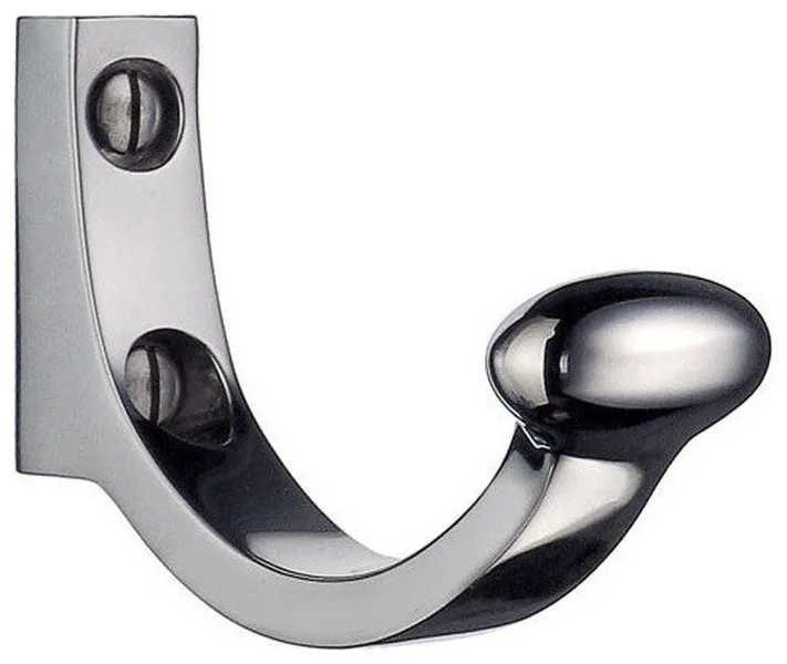 Decorative Hooks For The Home, Polished Chrome