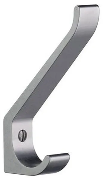 Decorative Hooks For The Home, Satin Aluminum