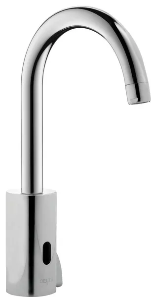 Delta 0.5 GPM 1-Hole Electronic Lavatory Faucet for Cold, Polished Chrome
