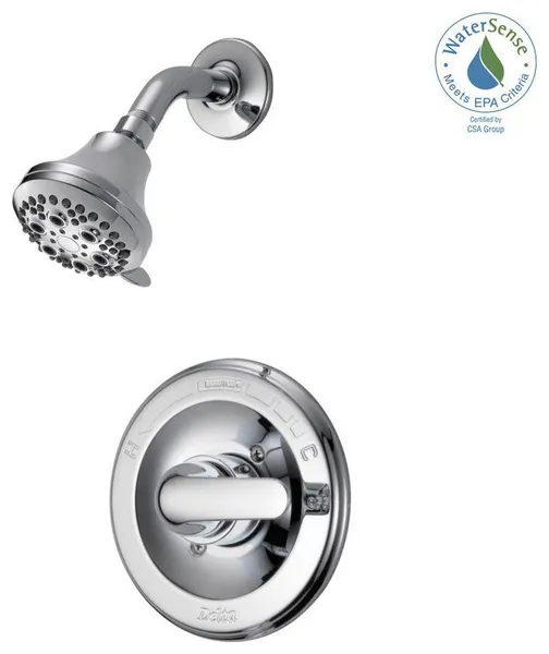 Delta 132900-A Monitor 13-Series Single-Handle 5-Spray Shower Faucet, Chrome