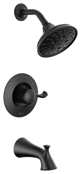 Delta 144897 Esato Monitor 14 Series Single Function Pressure - Matte Black
