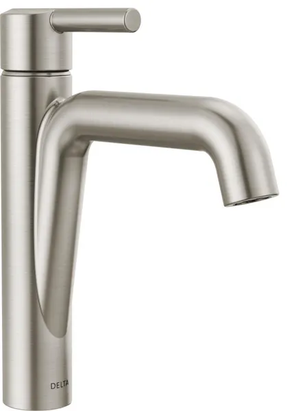 Delta 15849LF Nicoli 1.2 GPM 1 Hole Bathroom Faucet - Brilliance Stainless