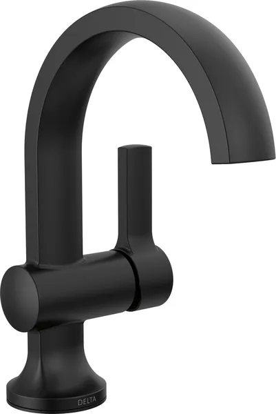 Delta 15855LF Albion 1.2 GPM 1 Hole Bathroom Faucet - Matte Black