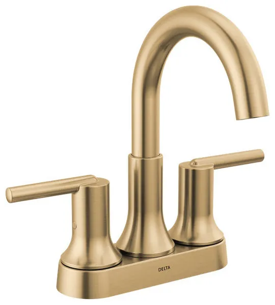 Delta 2559-MPU-DST Trinsic 1.2 GPM Centerset Bathroom Faucet - Champagne Bronze