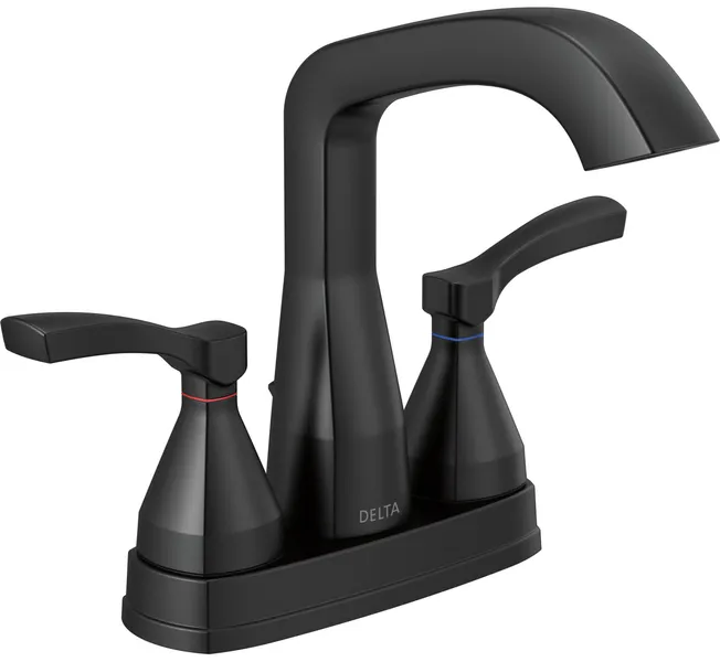 Delta 25776-MPU-DST Stryke 1.2 GPM Centerset Bathroom Faucet - Matte Black