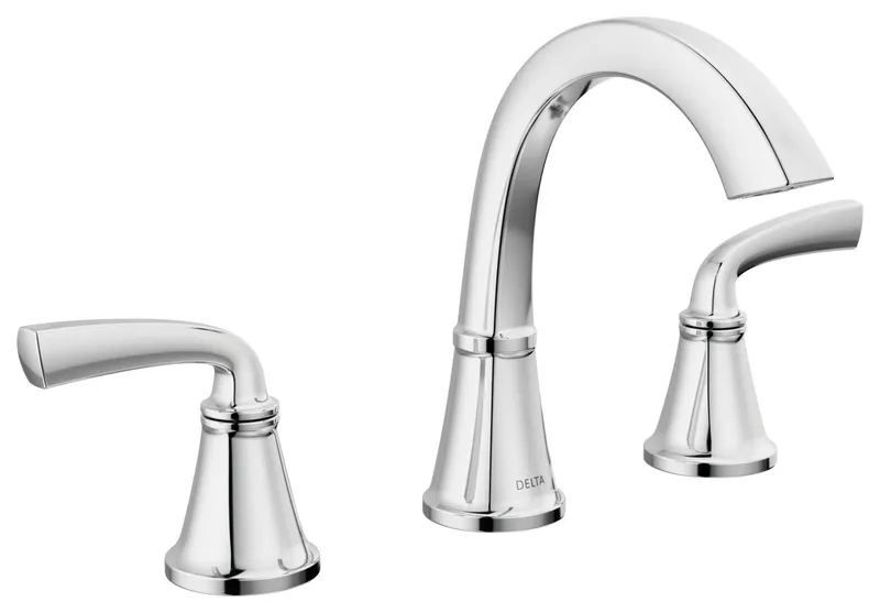Delta 35864LF Geist Two Handle Widespread Bathroom Faucet