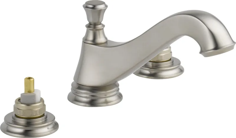 Delta 3595LF-MPU-LHP Cassidy Widespread Bathroom Faucet - Brilliance Stainless