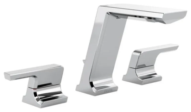 Delta 3599LF-MPU Pivotal 1.2 GPM Widespread Bathroom Faucet - Lumicoat Chrome