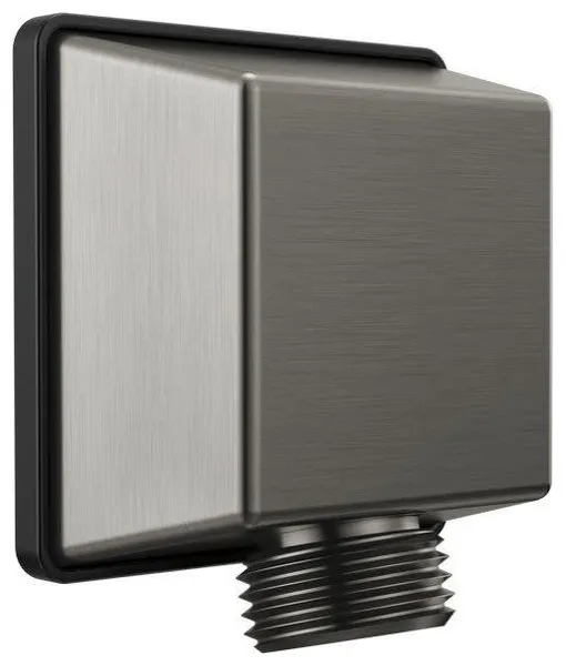 Delta 50570 Square Wall Supply Elbow for Hand Shower Hose - Lumicoat Black
