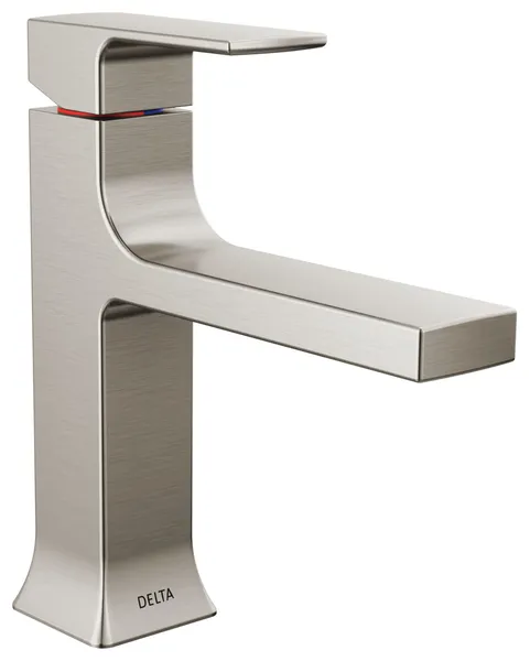 Delta 537-MPU-DST Velum 1.2 GPM 1 Hole Bathroom Faucet - Brilliance Stainless