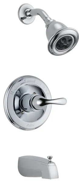 Delta Classic Monitor 13 Series H2Okinetic Tub & Shower Trim, Chrome