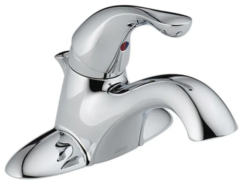Delta Classic Single Handle Centerset Bathroom Faucet, Chrome, 520LF-WFMPU