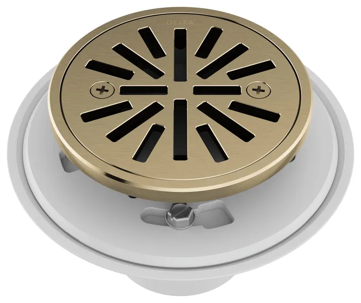 Delta DT061411 4" Tile-In Round Shower Drain - Champagne Bronze