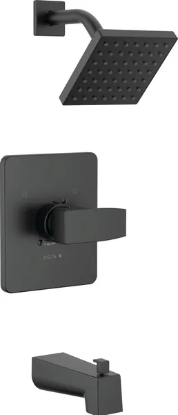 Delta T14467-PP Modern Monitor 14 Series Tub and Shower Trim - Matte Black