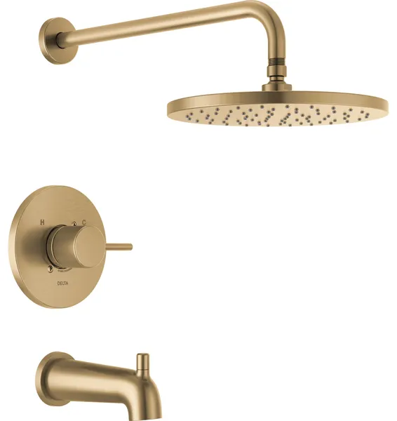 Delta T14469-PP Modern Monitor 14 Series Tub and Shower Trim - Champagne Bronze