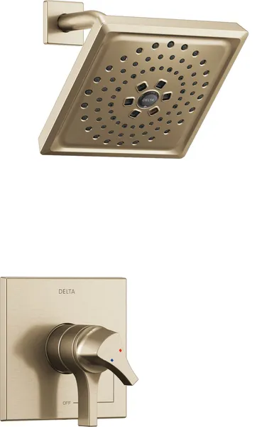 Delta T17274 Zura Monitor 17 Series Dual Function Pressure - Champagne Bronze
