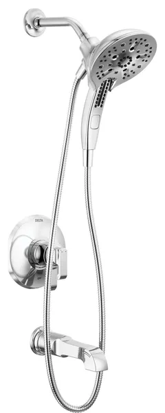 Delta T17489 Tetra Monitor 17 Series Tub and Shower Trim Package - Lumicoat