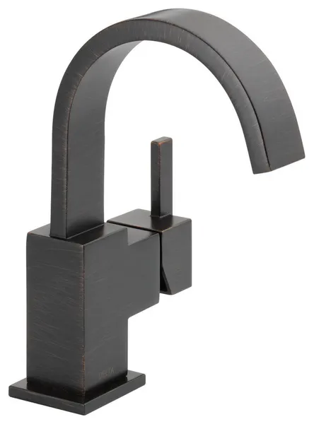 Delta Vero Single Handle Bathroom Faucet, Venetian Bronze, 553LF-RB