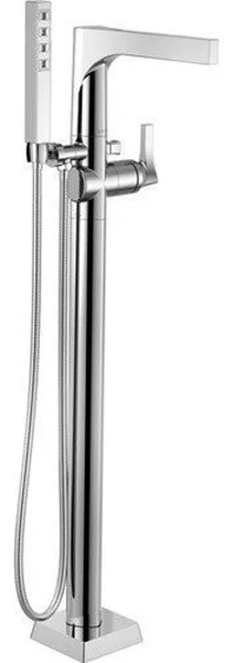 Delta Zura Floor Mount Tub Filler Trim, Chrome, T4774-FL