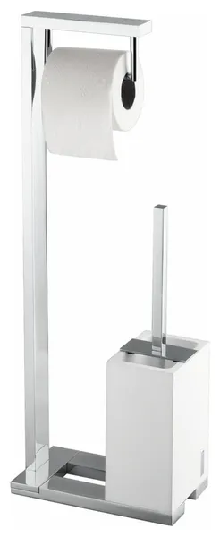 Demetra 1901 Stand with Toilet Paper Holder and Toilet Brush