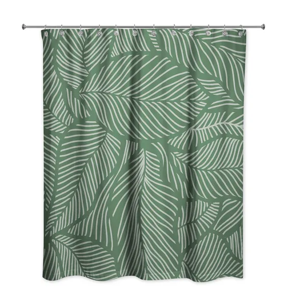 Dense Leaves 3 71x74 Shower Curtain