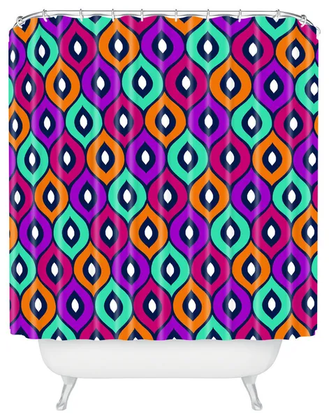 Deny Designs Aimee St Hill Leela Purple Shower Curtain