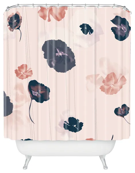 Deny Designs Khristian A Howell Mademoiselle In Pink Shower Curtain