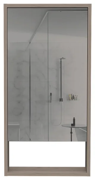 DEPOT E-SHOP Palermo Medicine Cabinet, Light Gray