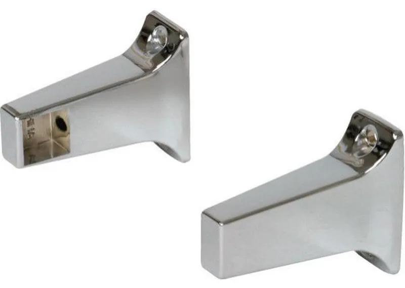 Design House 559948 2" Towel Bar Bracket - Polished Chrome