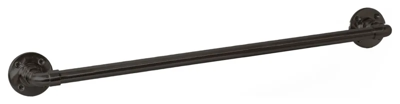 Design House 580654 24" Wall Mounted Towel Bar - Satin Black