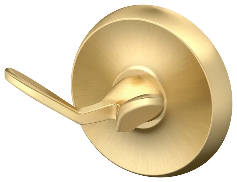 Designer II Robe Hook Brushed Brass