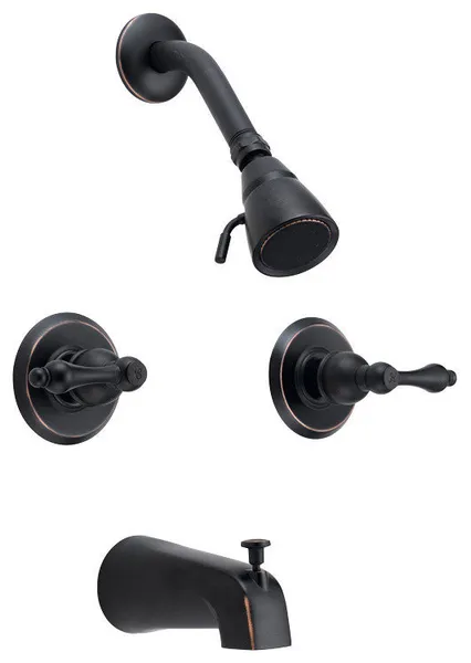 Designers Impressions 656727 Oil Rubbed Bronze Tub / Shower Combo Faucet