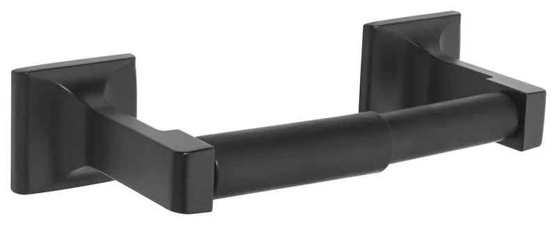 Designers Impressions Eclipse Series Black Toilet / Tissue Paper Holder: MBA2226