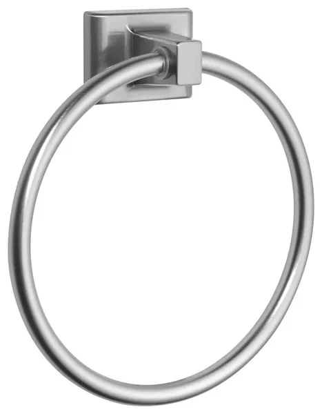 Designers Impressions Eclipse Series Satin Nickel Towel Ring: MBA6224