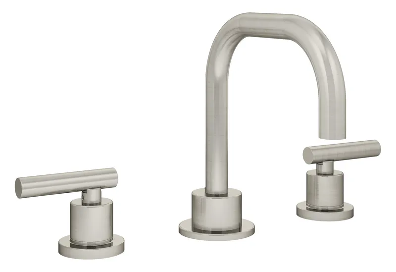 Dia Widespread Two-Handle Bathroom Faucet with Push Pop Drain Assembly (1.0 GPM), Satin Nickel