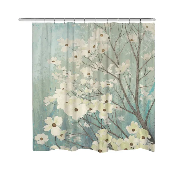 Dogwood Blossoms Shower Curtain