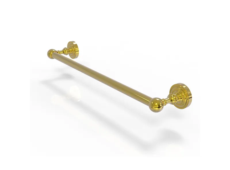 Dottingham 24" Towel Bar, Polished Brass