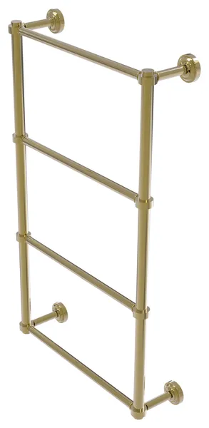 Dottingham 4 Tier 24" Ladder Towel Bar, Unlacquered Brass