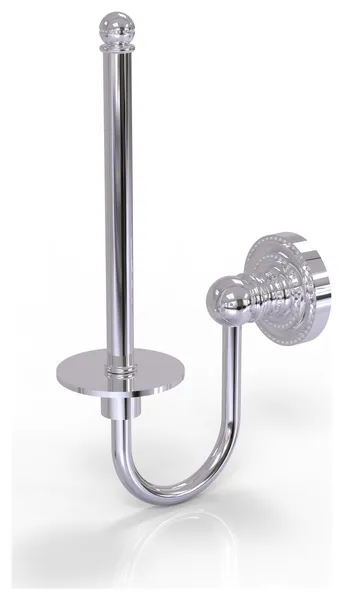 Dottingham Upright Toilet Tissue Holder, Polished Chrome