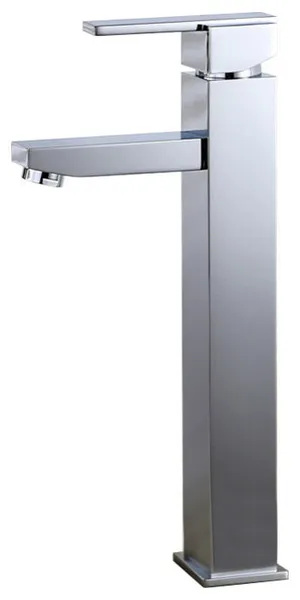 Dowell 8001/016 Series Single Handle Vessel Bathroom Faucet, Chrome