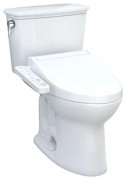 Drake Transitional Washlet + C2 Two-Piece Toilet 1.28 GPF Universal Height